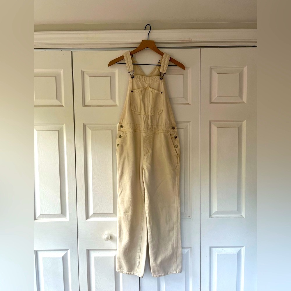 Old Navy Cream Overalls - Picture 3 of 7